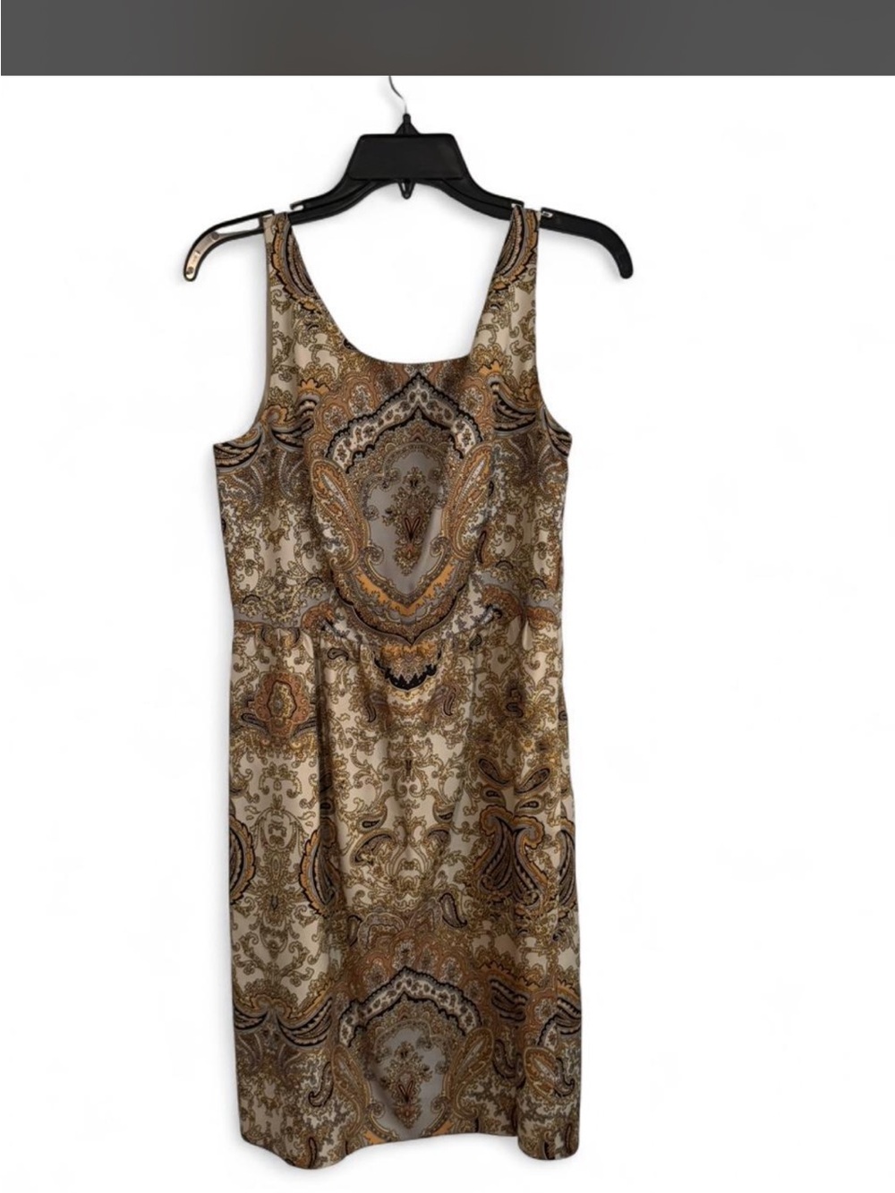 J. Crew Silk Blend Ornate Medallion Print Sheath Dress